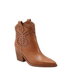 NEW Marc Fisher LTD Elyma Pointy Toe Block Heel Dress Booties 7